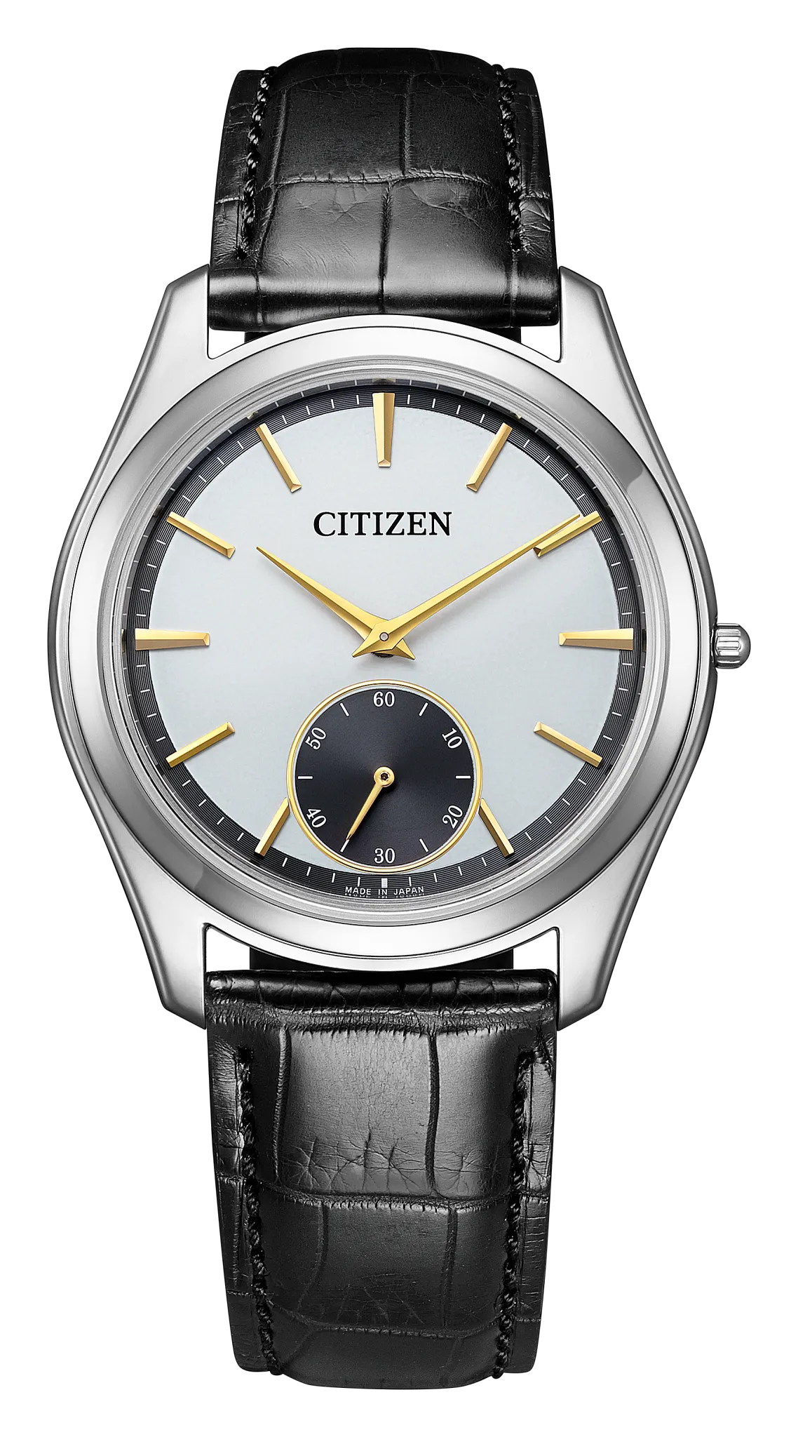 Eco-Drive One White Dial Crocodile Strap AQ5010-01A | CITIZEN